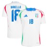 Maglia ufficiale Italia Barella 18 Trasferta Euro 2024 per Uomo